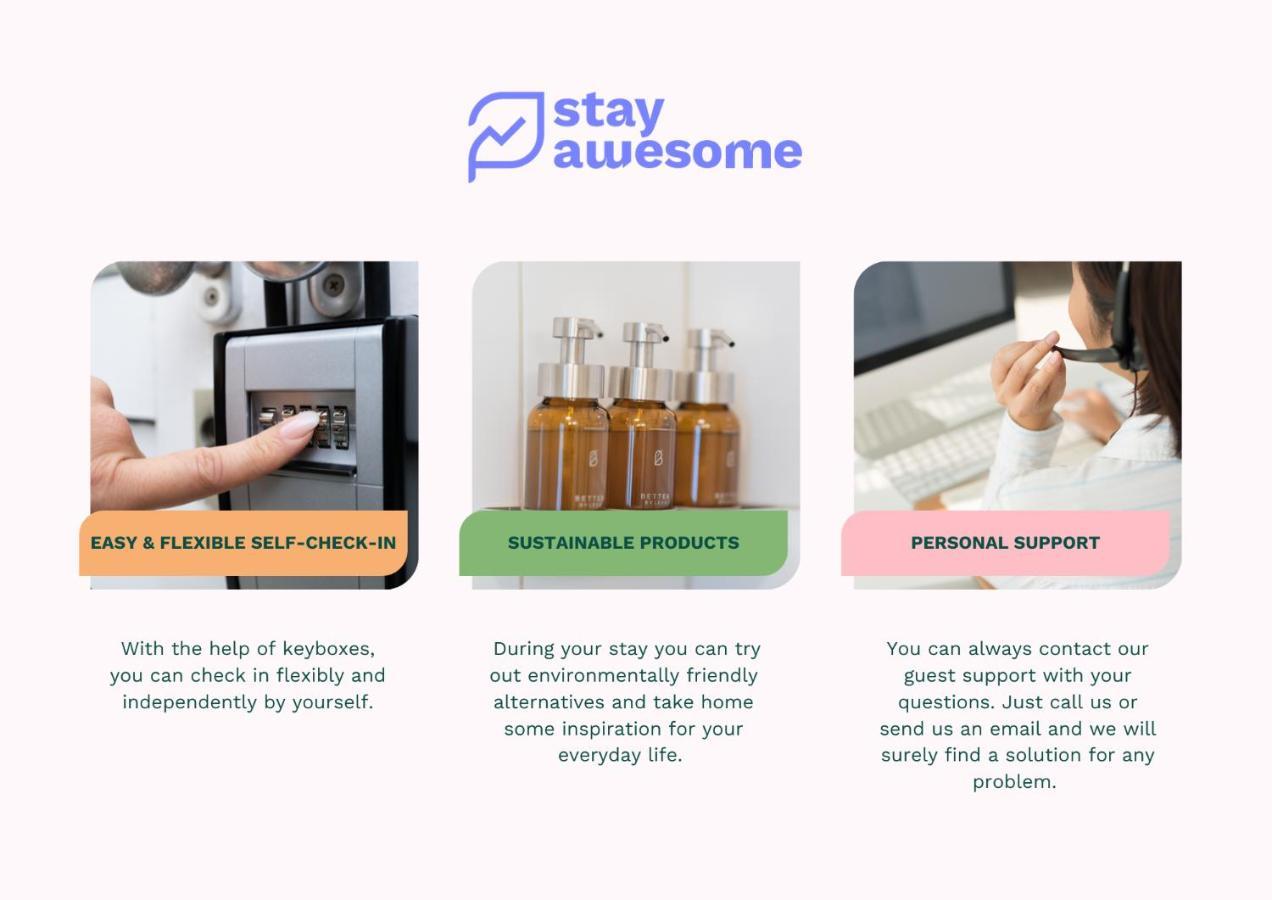 Stay Awesome - Modernes Apartment Am Botanischen Garten Kassel Buitenkant foto